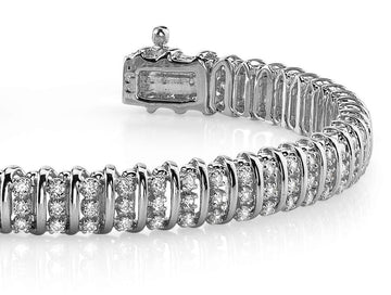 Triple Illusion Lab - Grown Diamond Bracelet with 1.91 ct.(finished) 1.2mm - Luxury Time NYC